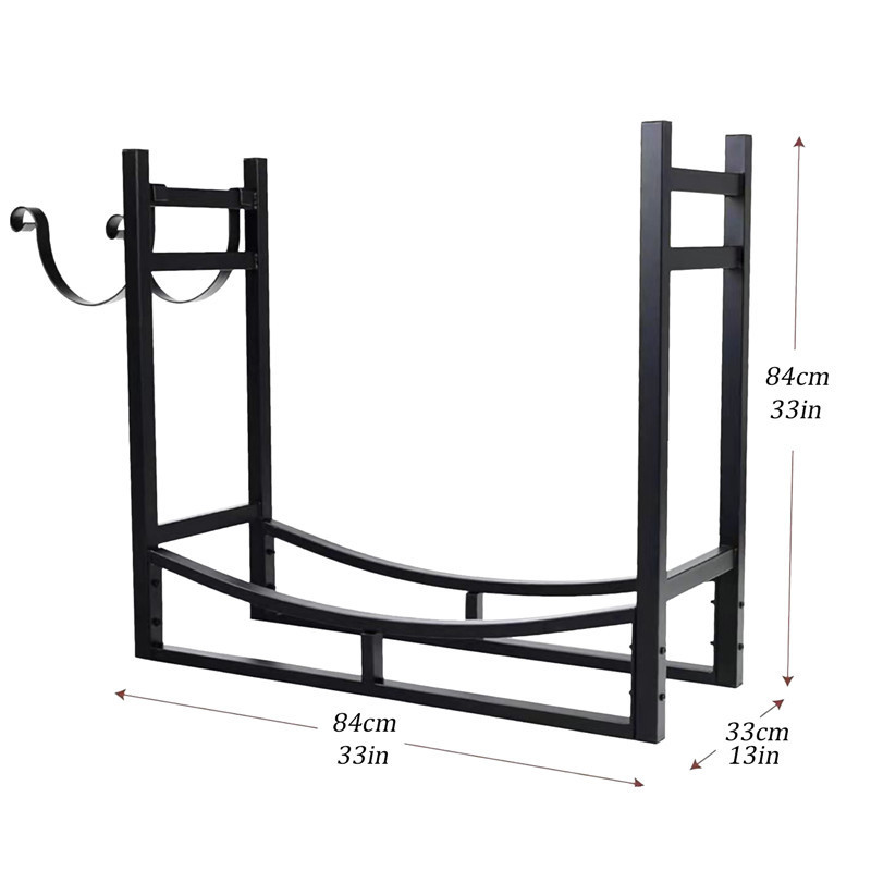 Durable Fireplace Poker Brush Shovel Tongs Log Holders Carries Firewood Storage Racks For Indoor Outdoor