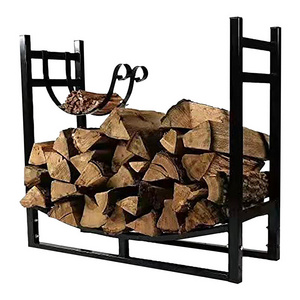 Durable Fireplace Poker Brush Shovel Tongs Log Holders Carries Firewood Storage Racks For Indoor Outdoor