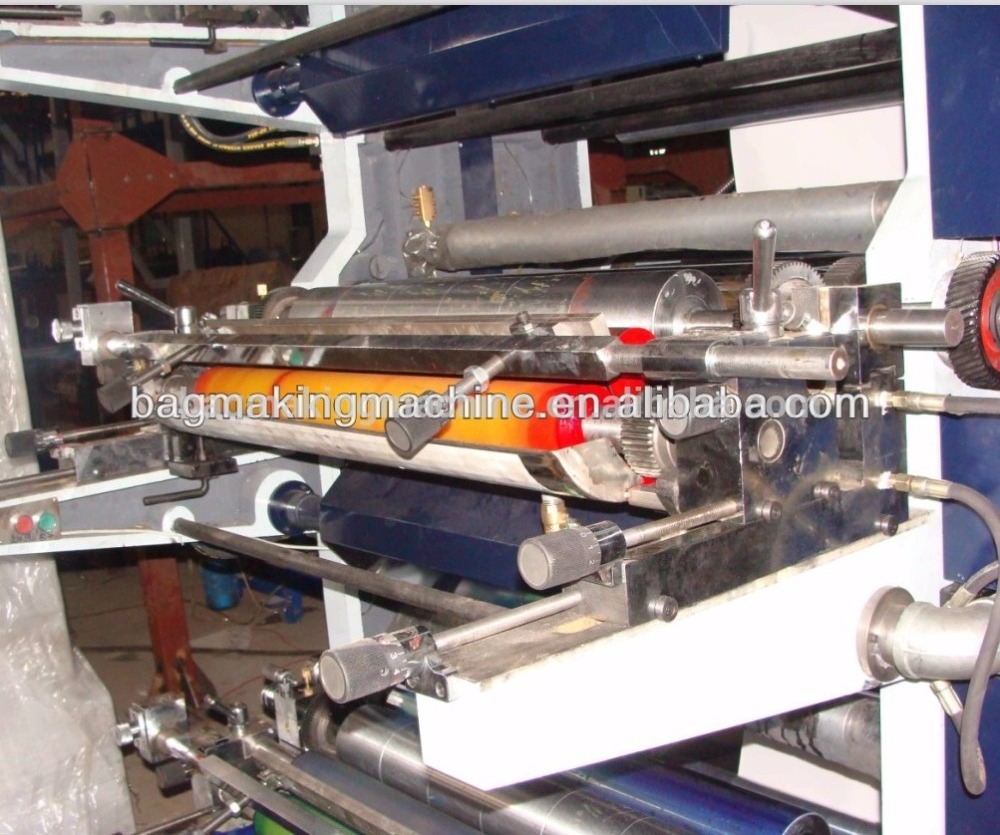 Best 4-Color Non Woven Bag Fabric Flexo Printing Machine for Sale