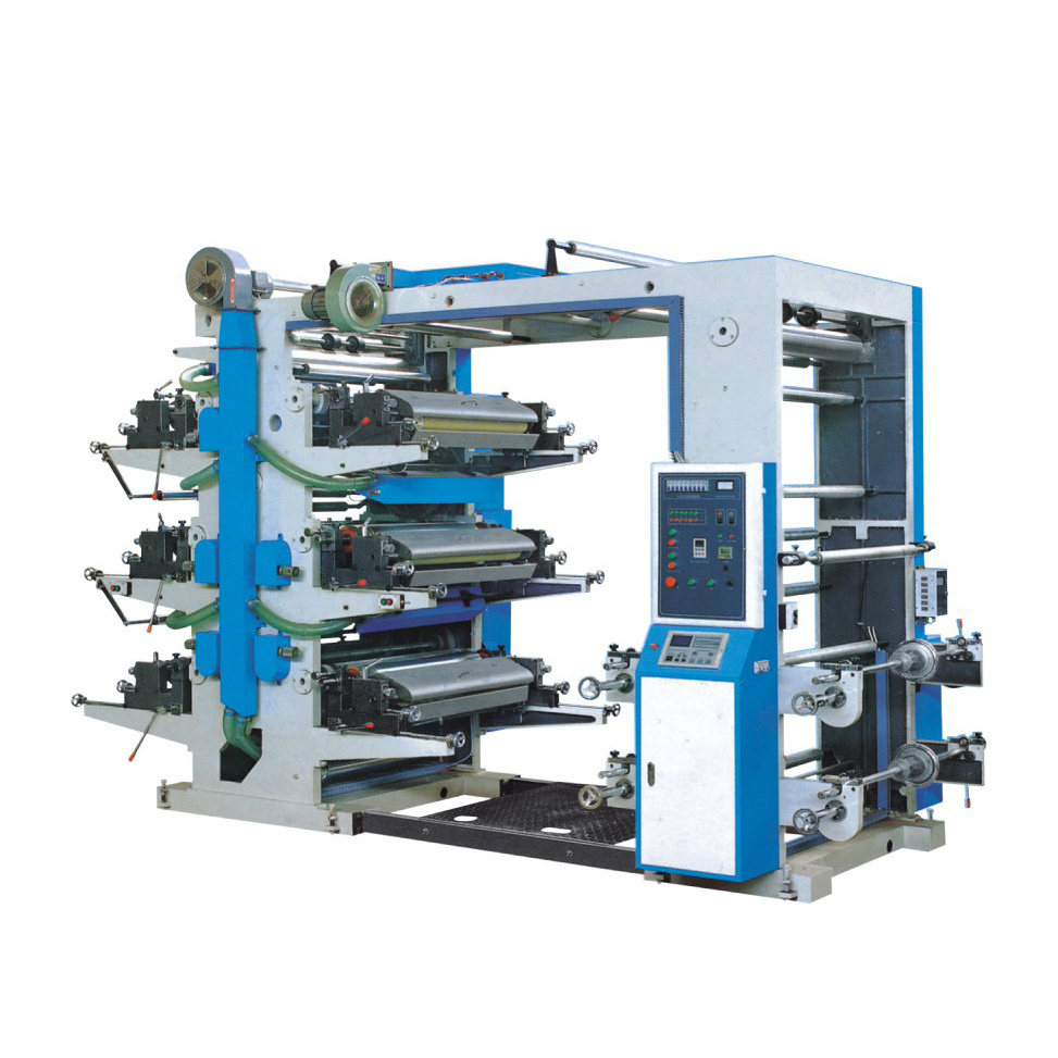 Best 4-Color Non Woven Bag Fabric Flexo Printing Machine for Sale