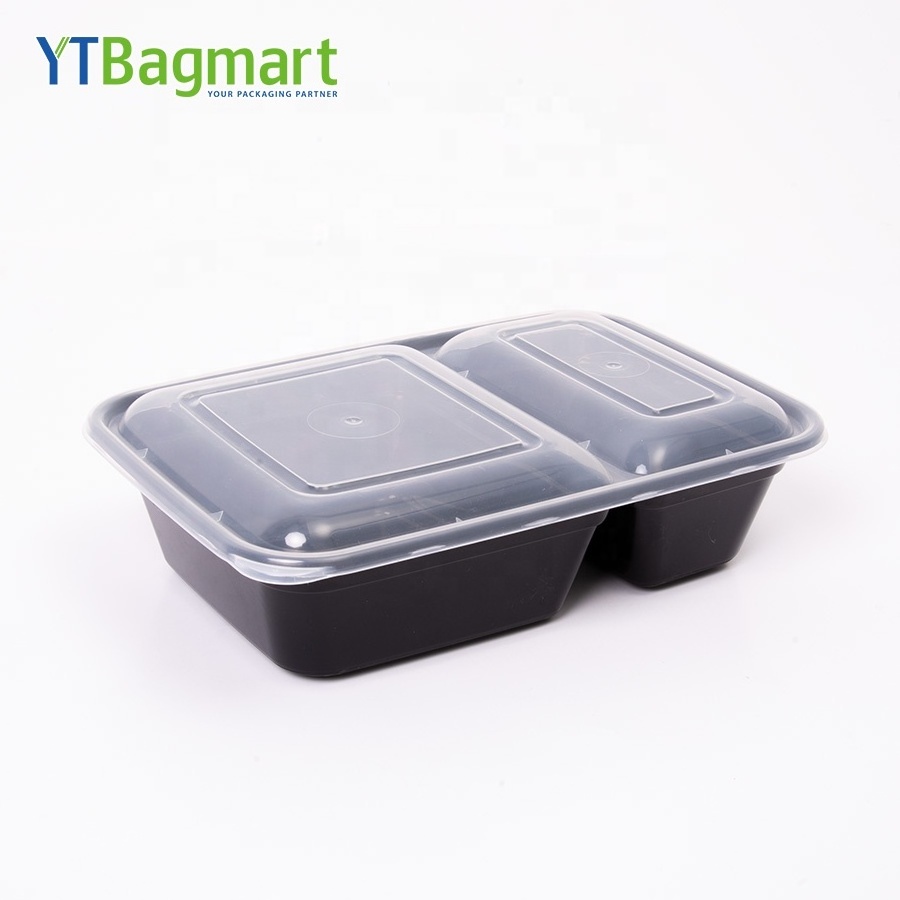 Wholesale Compartment Food Plastic Takeout Containers Disposable