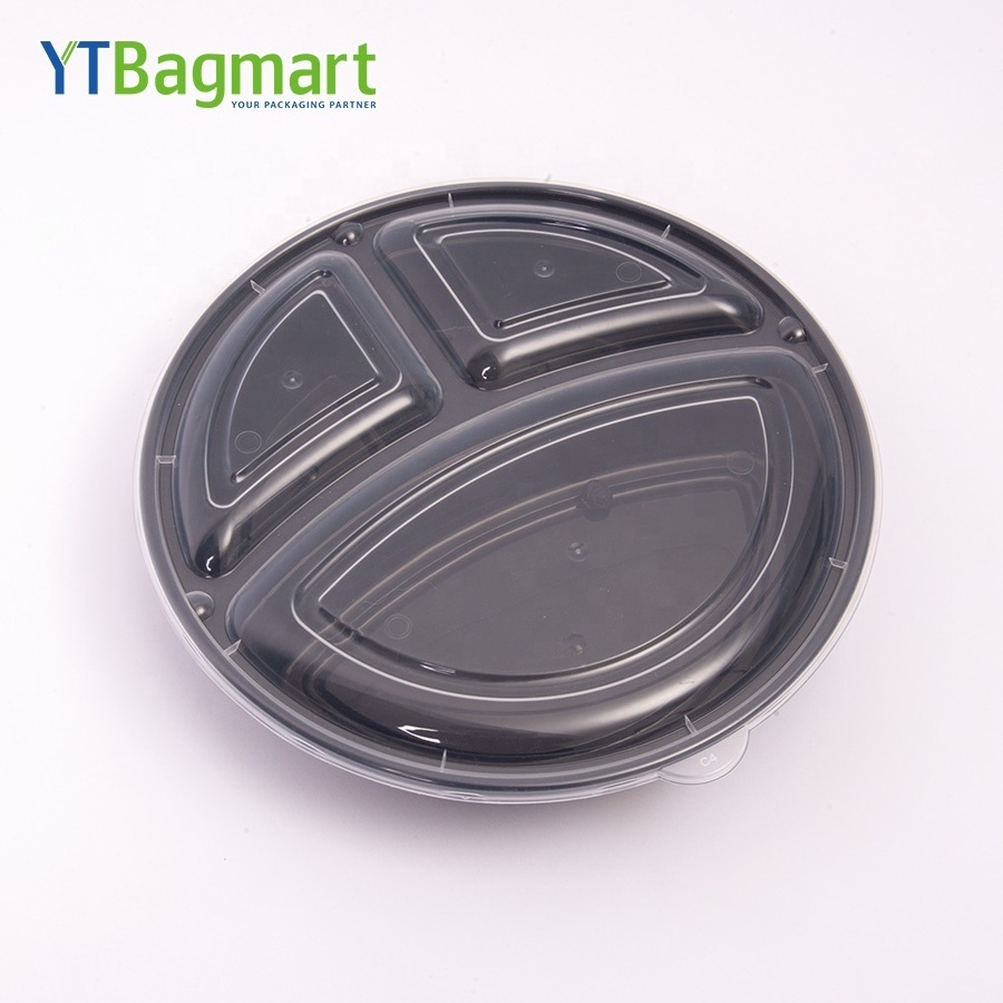 Wholesale Compartment Food Plastic Takeout Containers Disposable