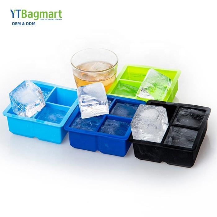 Diy Food Grade BPA Free Ice Mold Tools Ice Cube Pop Ball Maker Tray With Lid Silicone Popsicle Ice Cream Mold