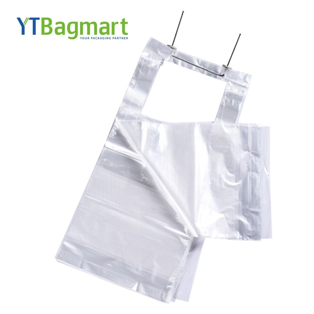 YTBagmart Wholesale Custom Logo Food Grade Transparent Flat Poly Micro Perforated Bag Bakery Plastic Bag For Bread