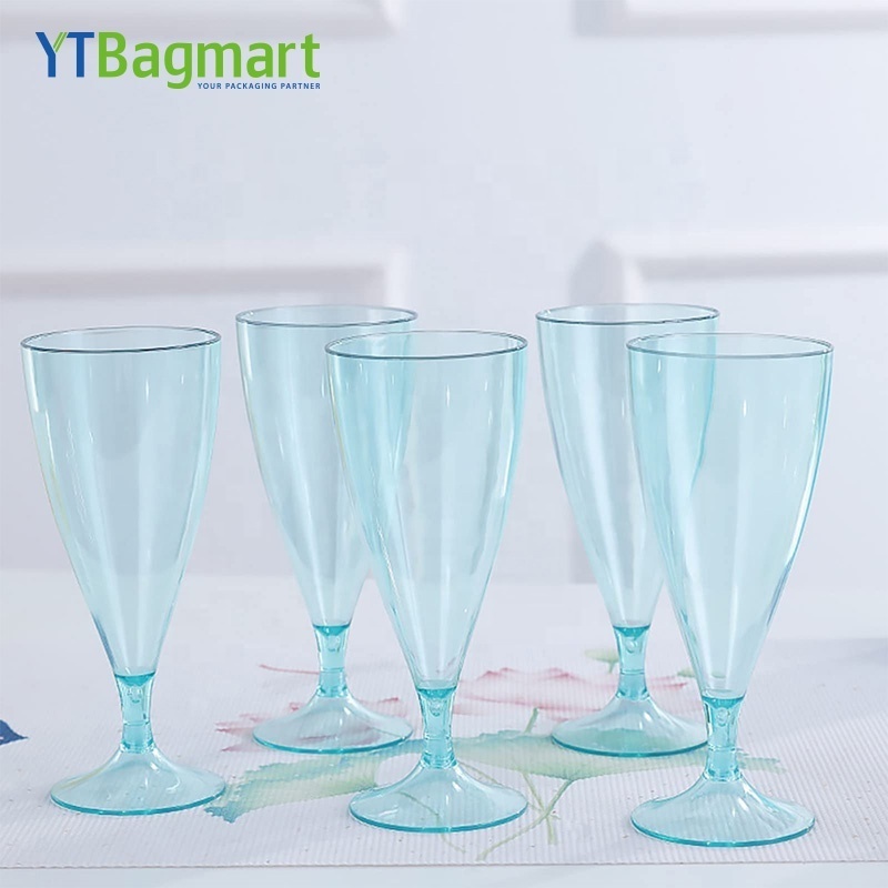 Professional Customized Reusable Plastic Wine Glass Martini Glass For Wholesales Polycarbonate Cocktail Glass