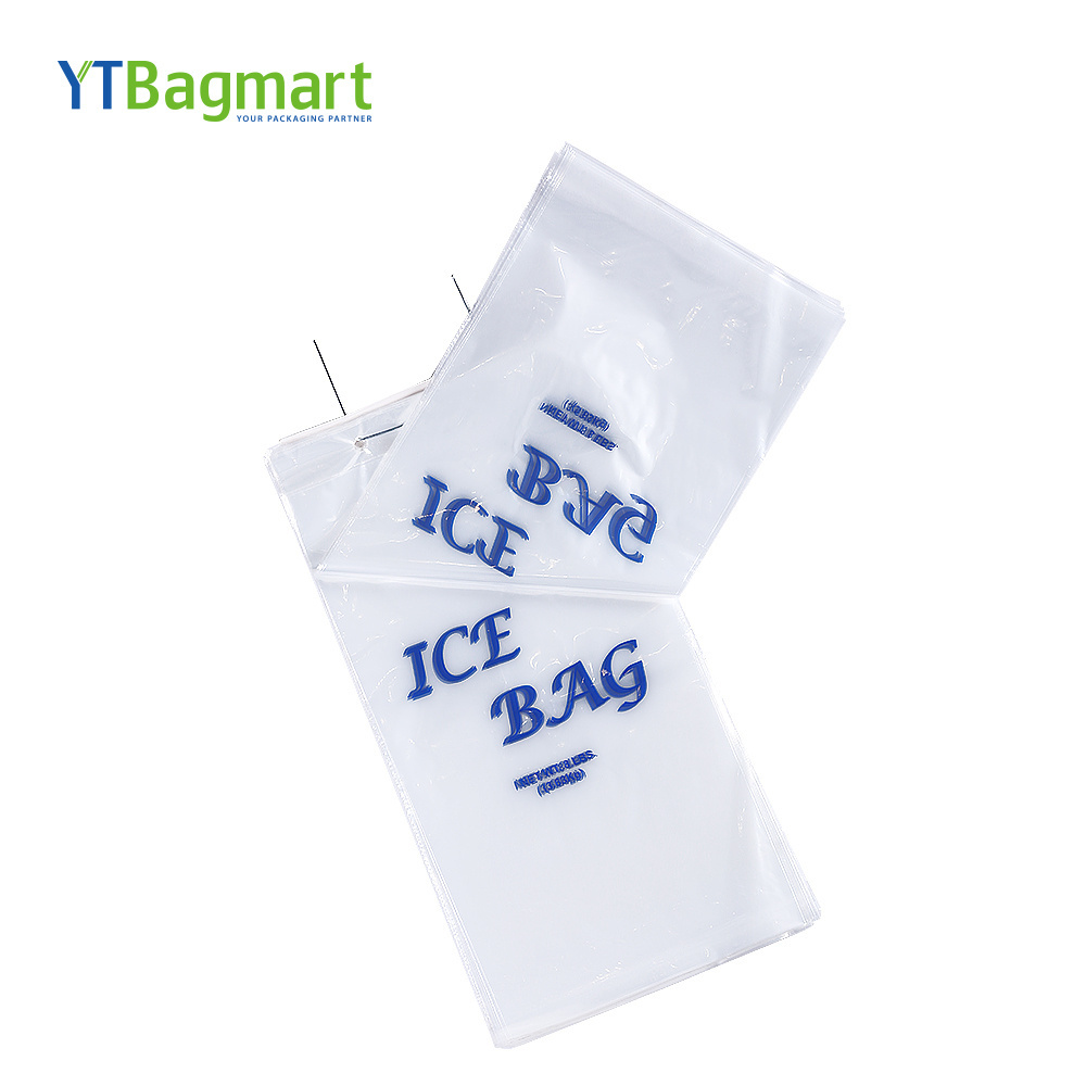 Custom Plastic Wicket Polythene Bags Ldpe Plastic Wicket Ice Bag