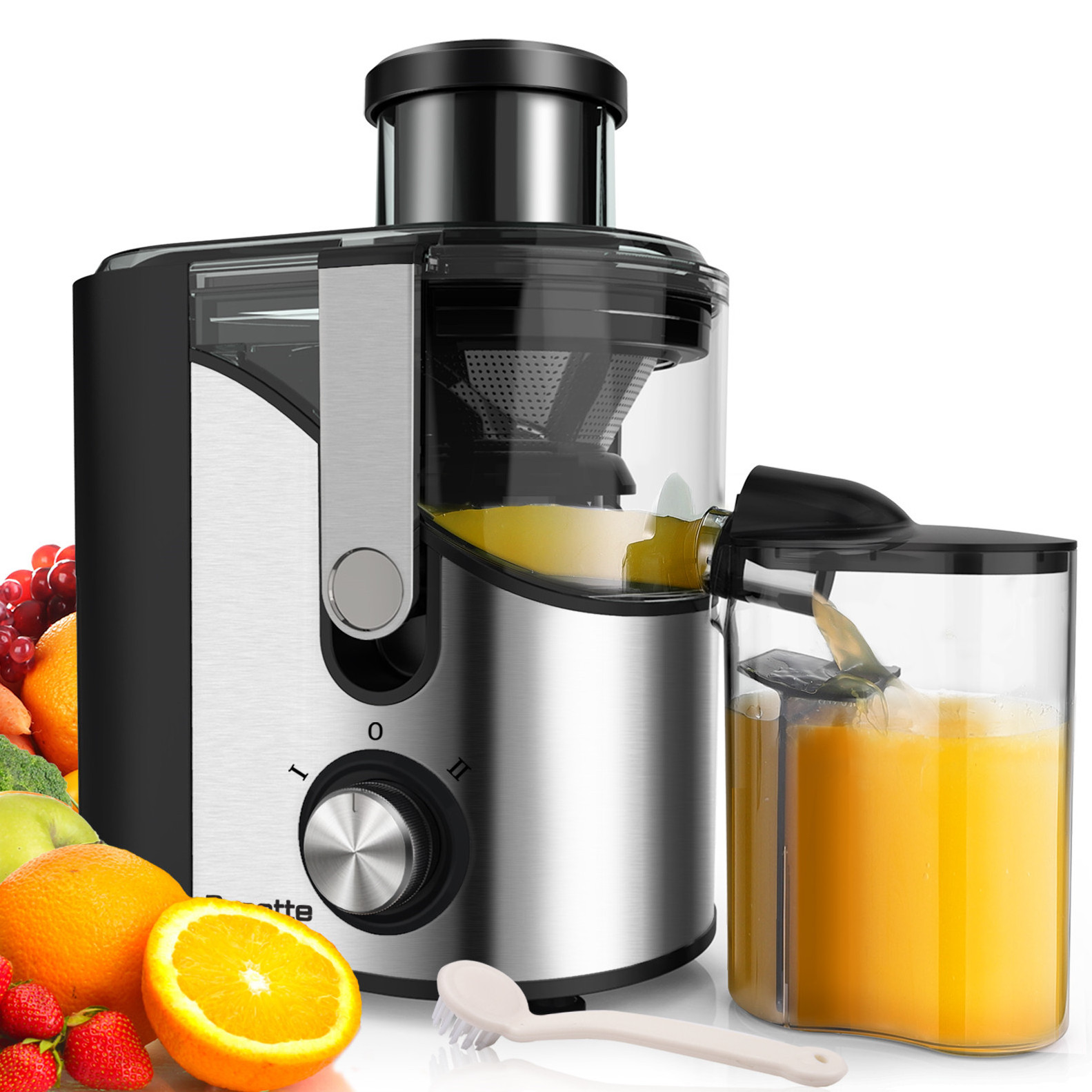 Multifunctional Fruit And Vegetables Stainless Steel Housing Kitchen Electric Juicer Wheatgrass Juicer