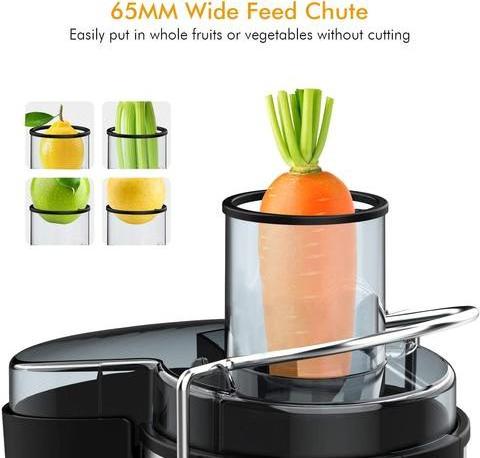 Home Appliances Juicer Extractor Machine Two Speed Control Stainless Steel Juicer Slow Juicer