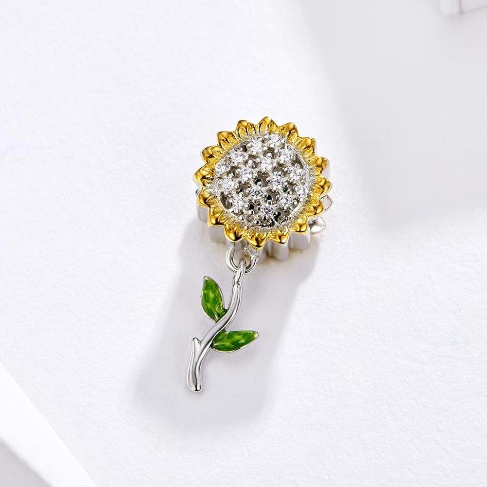 Bagreer SUNFLOWER CHARM BEADS SCC1211