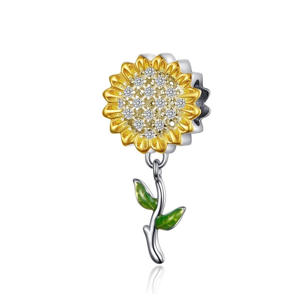 Bagreer SUNFLOWER CHARM BEADS SCC1211