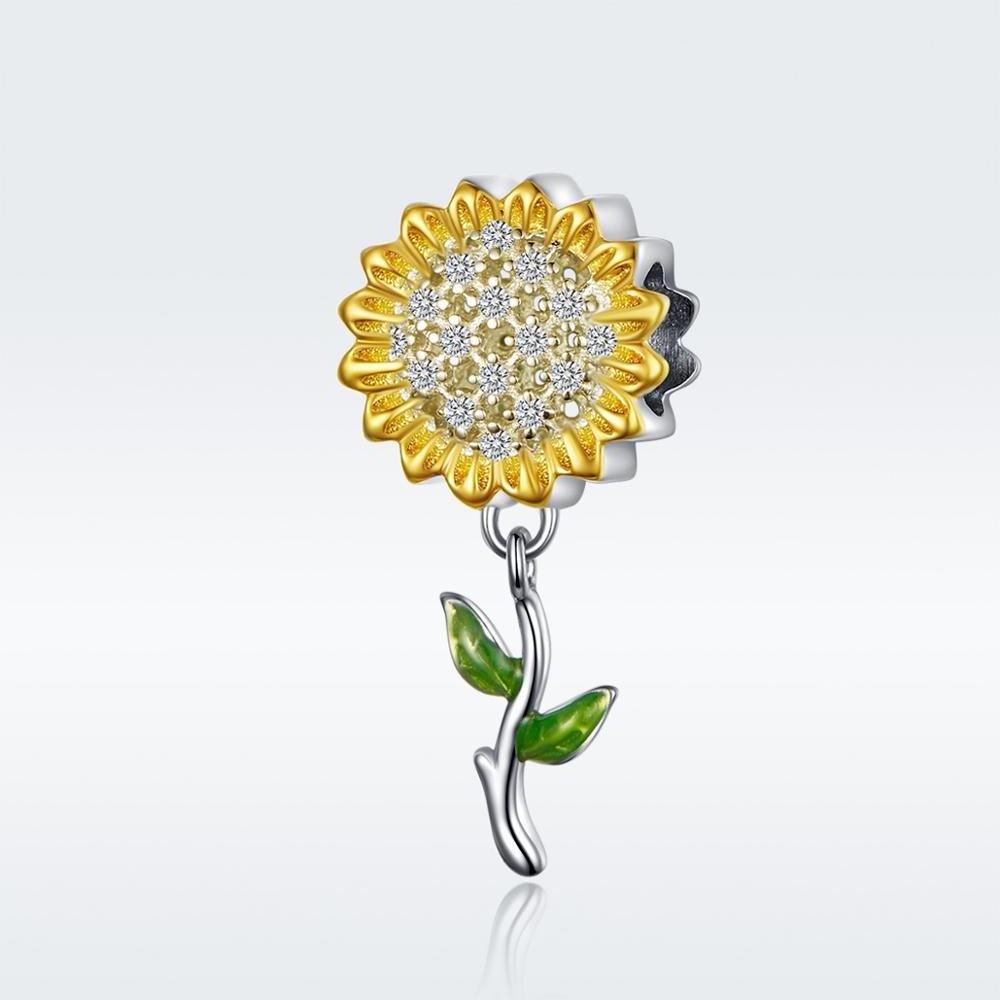 Bagreer SUNFLOWER CHARM BEADS SCC1211