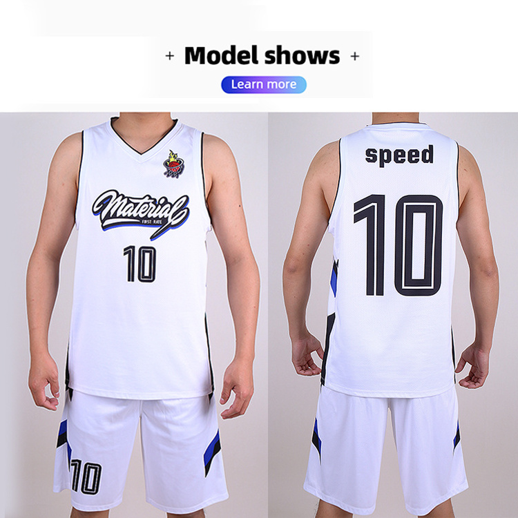 Camisa De Basquete Personalizada Custom Men Youth Printed Mesh Blank Single Basketball Uniform Reversible Basketball Jerseys