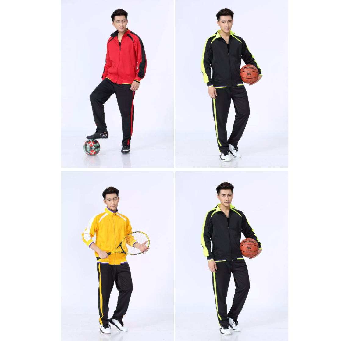 Custom Print Mens Nylon Blank Tracksuit Zip Up Jacket And Pants Sweat Suits for Men Custom Tracksuit