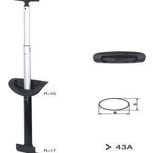 New design telescopic trolley handle luggage replacement spare parts