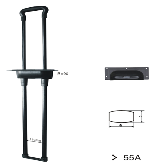 Luggage Telescopic Trolley Handle Parts Replacement