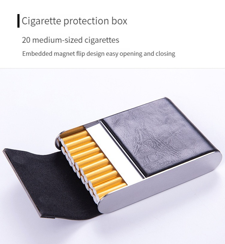 cigarette case women's Women's Leather Cigarette Case & Lighter Holder in Multiple Colors