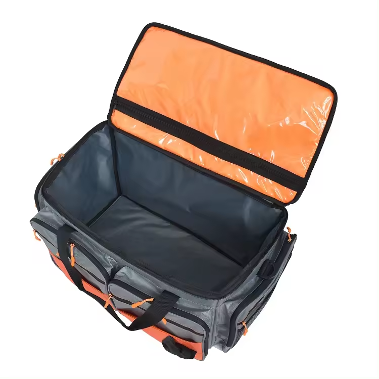 Wholesale Large Capacity Polyester Fishing Tackle Bag Travel Outdoor Fish Handbag For Transportation