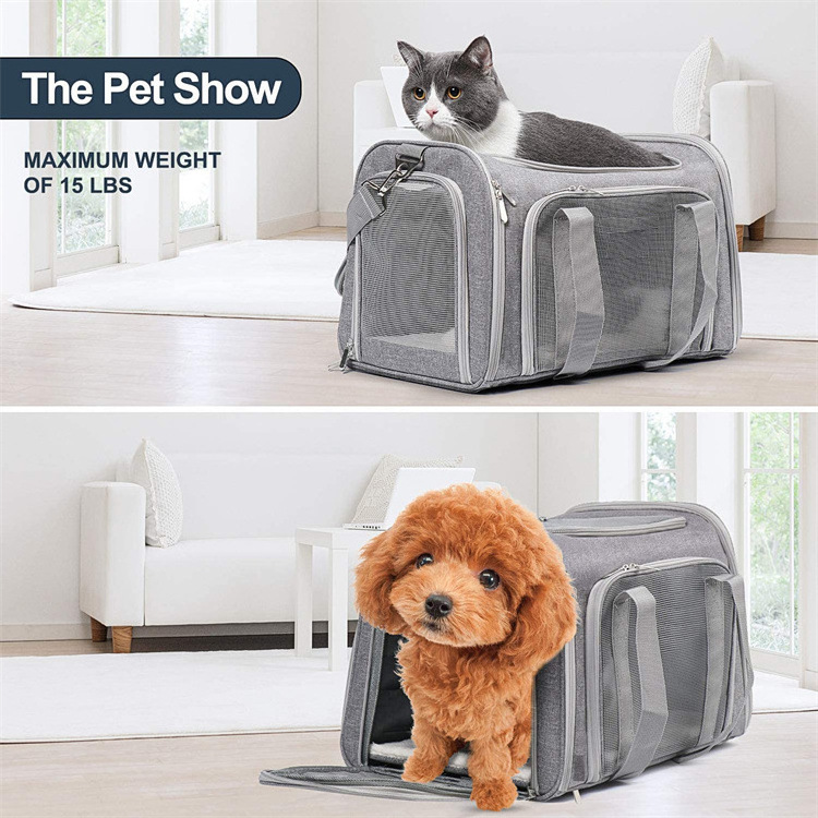 Custom Multi-purpose Portable Outdoor Foldable Breathable Pet Cat Carrier Dog Travel Bag