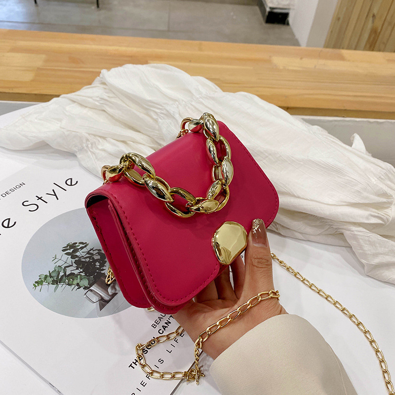 2022 Tie Dye Color Tote Metal Buckle Small Crossbody Bag Female Handbag Chain Woman Hand Bag Boxycharm Glam Bag