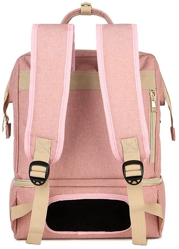 Double Layer for Mother Outdoor Working Backpack with USB Charging Port Breast Pump Backpack