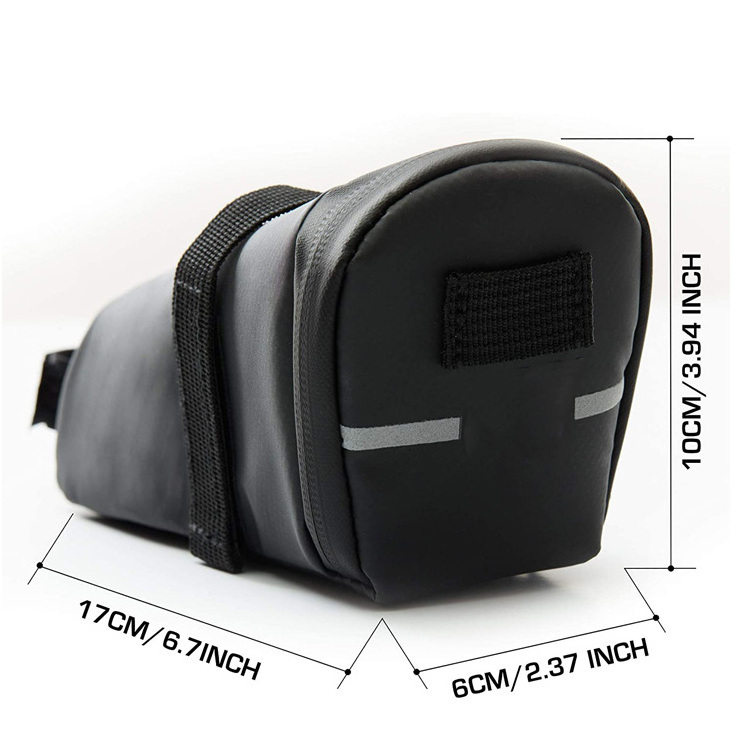 Custom Outdoor Cycling Sports Waterproof Bike Bag Seat Reflective Saddle Bag Bicycle