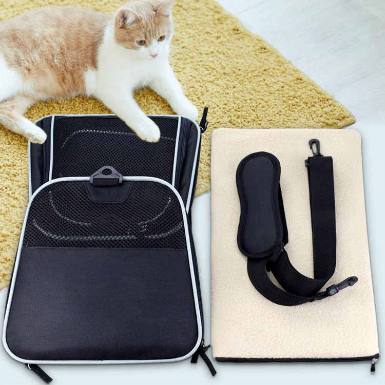 Portable Small Cat Pet Travel Carrier Tote Bag, Factory Custom Dog Carry Bag