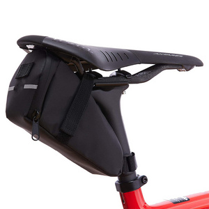 Custom Outdoor Cycling Sports Waterproof Bike Bag Seat Reflective Saddle Bag Bicycle