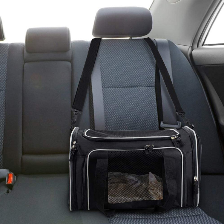 Portable Small Cat Pet Travel Carrier Tote Bag, Factory Custom Dog Carry Bag