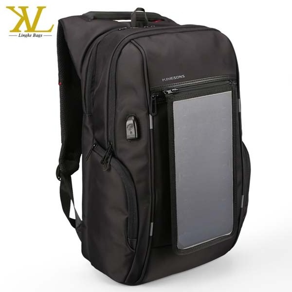 6.5w Solar Panel Backpack Usb Charger Battery Power Bank Solar Charging Bag Waterproof Camping Travel Backpack