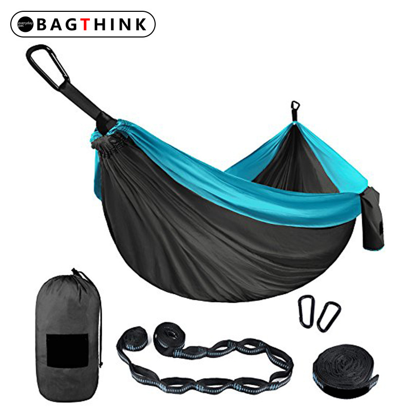 Parachute Outdoor Ultralight flat Nylon double Camping haven hamacas Hammock, swing tent luxury Bed with tree straps Hammocks/