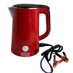 Top sell 1.8L  portable 12v 24v car electric kettle  solar kettle