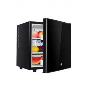 Wholesale Black 30L mini home bar fridge with lock foam door refrigerator