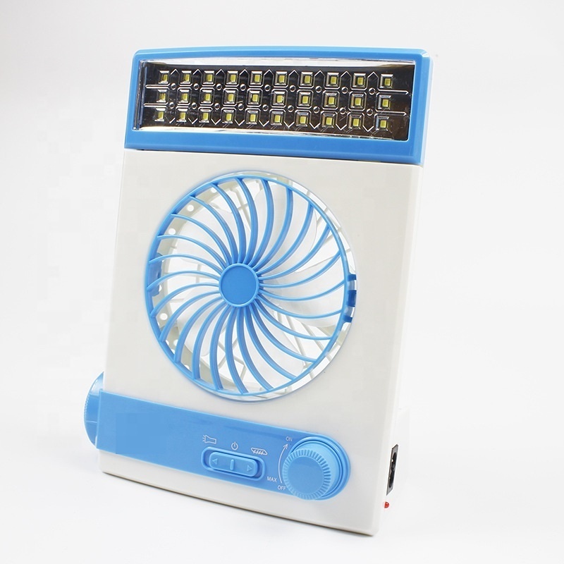 Best Price Portable Solar Light LED Rechargeable table Fan