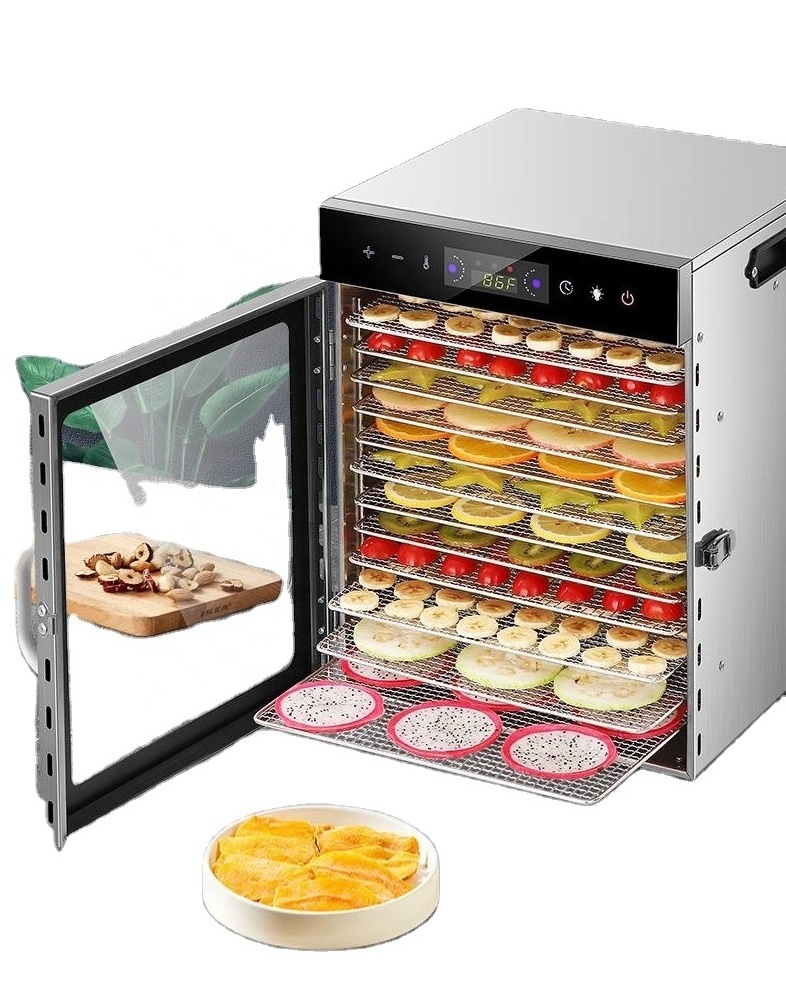 Hot selling 12 layers Commercial Electric Food Dehydrator Machine fresh Vegetable Fruit Dryer