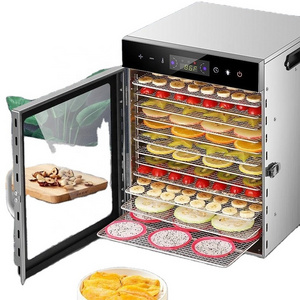 Hot selling 12 layers Commercial Electric Food Dehydrator Machine fresh Vegetable Fruit Dryer