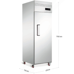 532L Commercial Kitchen Refrigeration Equipment Industrial Glass Door Fruit and Vegetable reach in Refrigerator