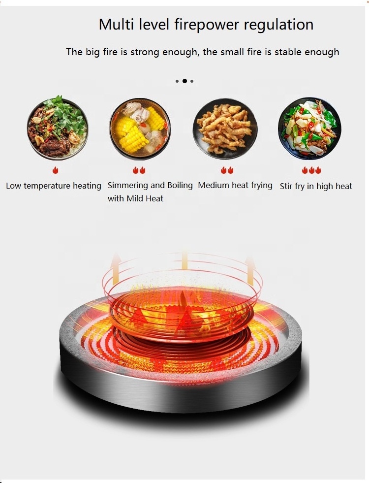 Waterproof commercial embedded wire-controlled electric ceramic stove