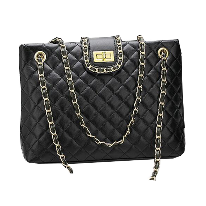 Newest fashion fashion casual shoulder bag handbags Women shoulder bag large chains tote bags