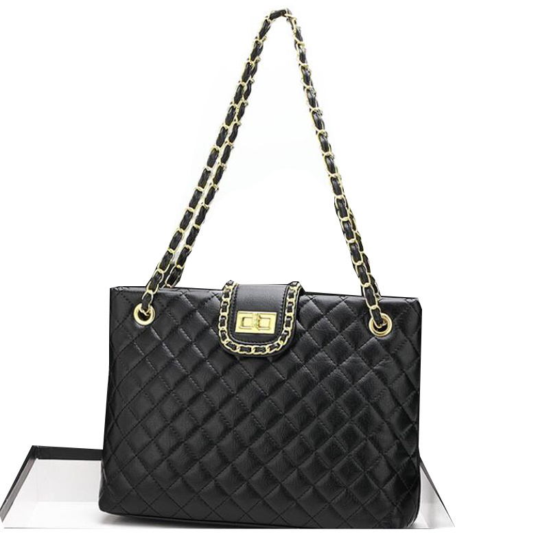 Newest fashion fashion casual shoulder bag handbags Women shoulder bag large chains tote bags