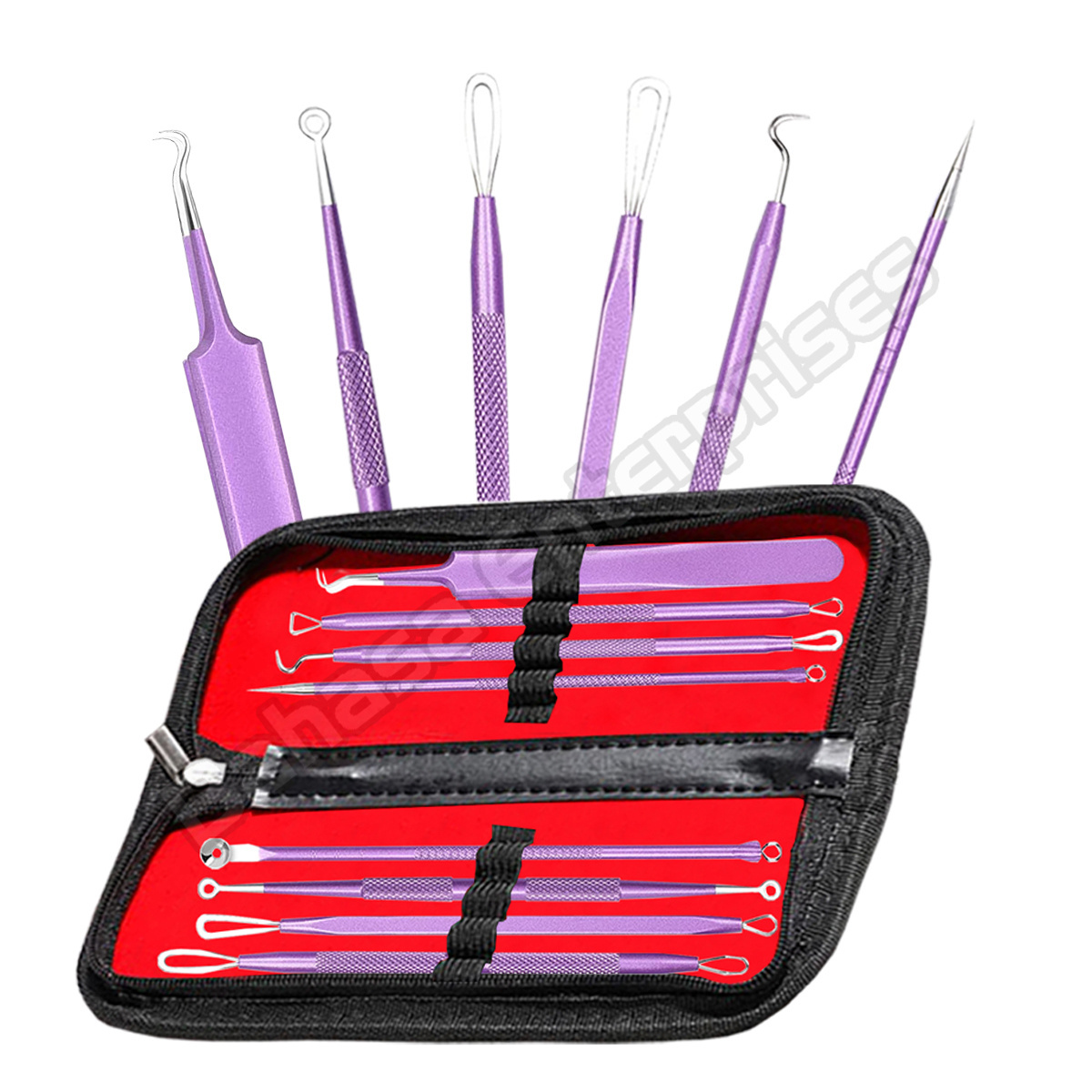 Professional Acne Removal Tools Kit Blackhead Extractor Face Care Manicure Pedicure Pimple Acne Removal Kit