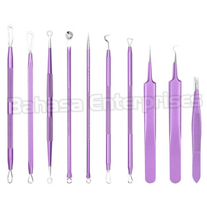 Stainless Steel Blackhead Remover Tool Kit Whitehead Acne Spot Acne Extractor Skin Care Tools