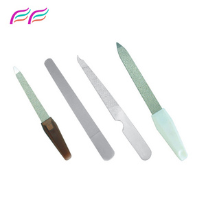 Double Sided Nail Files Strong Edge for Manicure & Pedicure Nail Grooming Stainless Steel diamond fingernail file