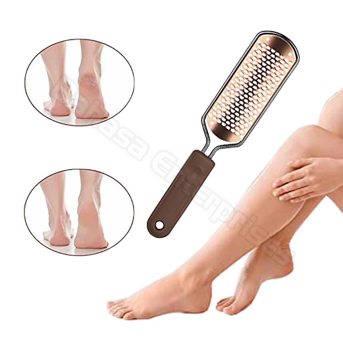 Foot rasp Foot File and Callus Remover Best Foot Care Pedicure Stainless Steel Tool to Remove Hard Skin Wet and Dry feet