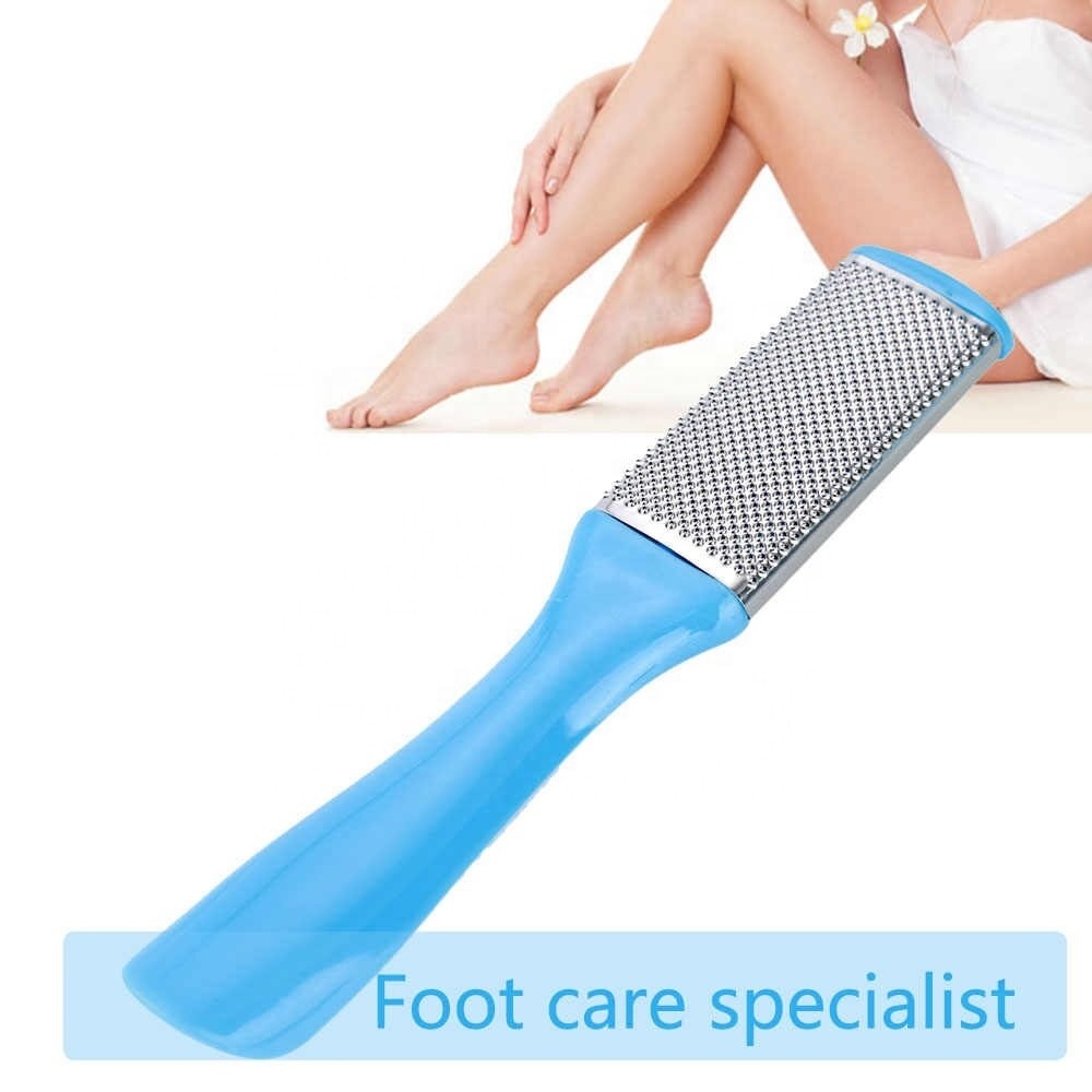 Professional Pedicure Foot File  Stainless Steel Foot Scrubber Hard Skin Removers Pedicure Rasp for Wet and Dry Feet