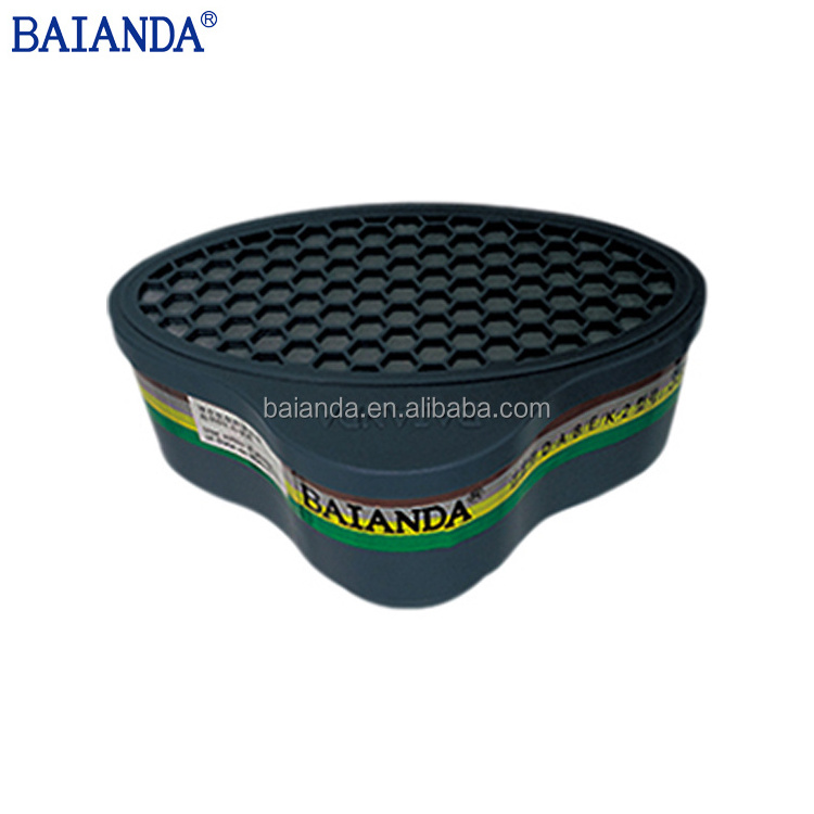 BAIANDA Professional Full Face Gas Mask, Full Facepiece respirator, Gas Mask Chemical respirator