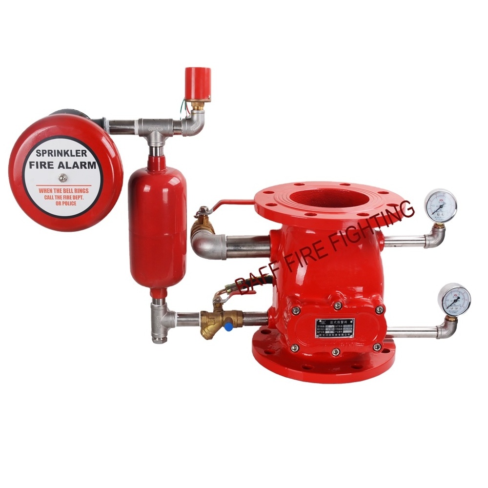 Wet alarm check valve