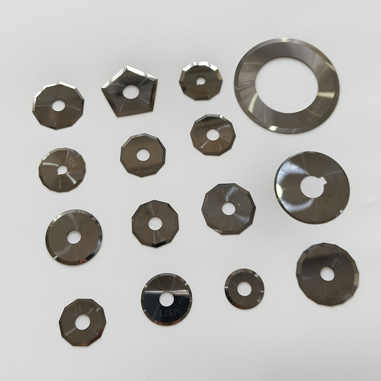 Circular tungsten carbide rotary slitting blade