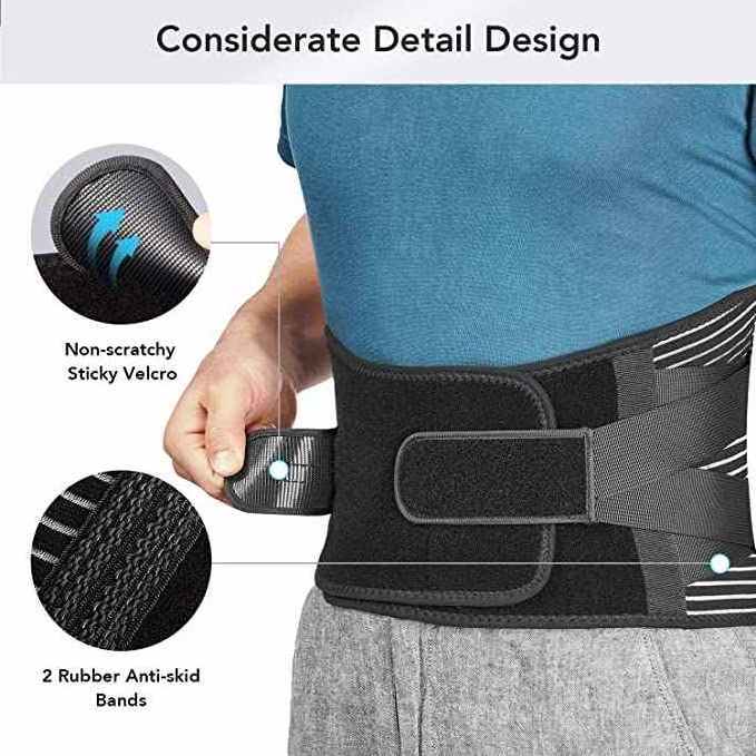 Breathable Waist Lumbar Lower Back Support Belt Adult Back Brace