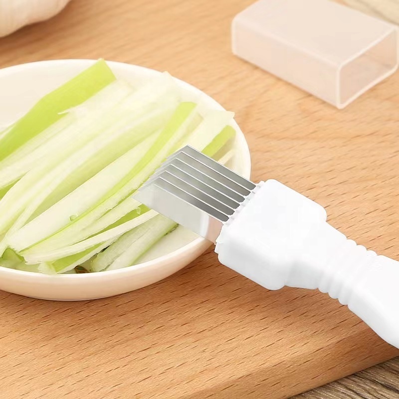 Time-Saving Vegetable Shredding Tool Kitchen Gadgets for Sprouts Potato Stainless Steel Scallion Knife Blooming Onion Cutter Sc