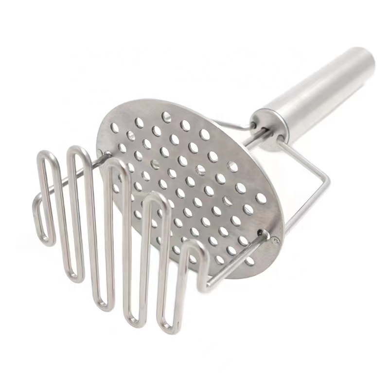 Stainless steel potato ricer and masher double-layer telescopic potato ricer and masher potato grinder vegetables